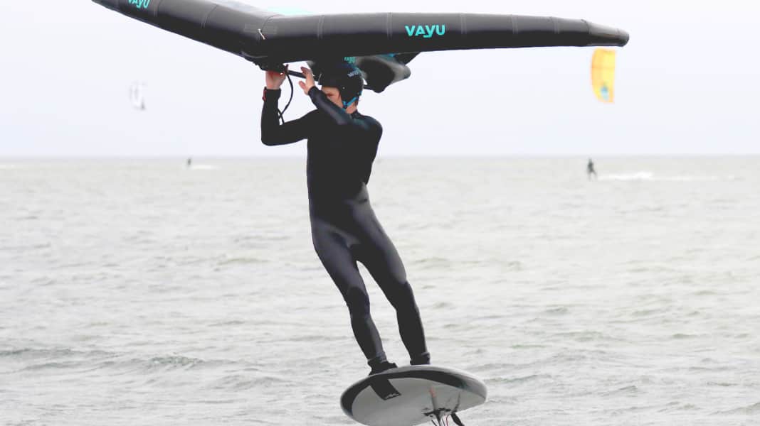 How to make the turn in wingsurfing