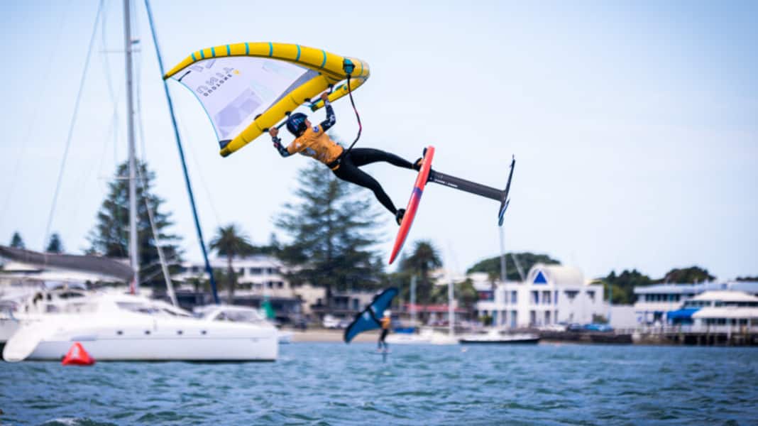 Wingfoil World Cup: Suardiaz und Mac Donald siegen in Tauranga