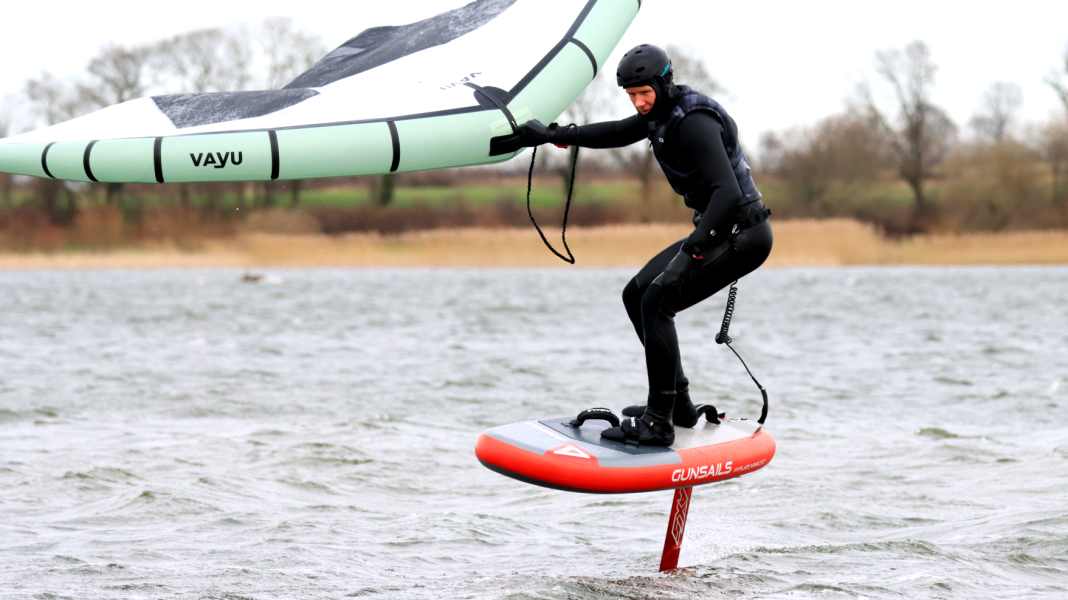 Test: GunSails Hy-Flate - aufblasbares Wingboard für unter 900 Euro
