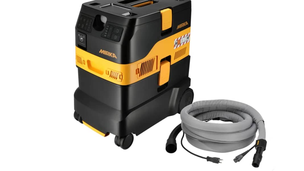 Mirka 1230 M AFC : Aspirateur industriel puissant pour les travaux d'hiver