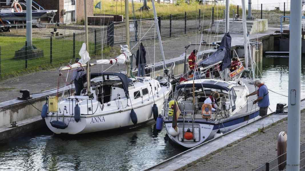 Fase di costruzione completata: Riapertura della chiusa di Hooksiel