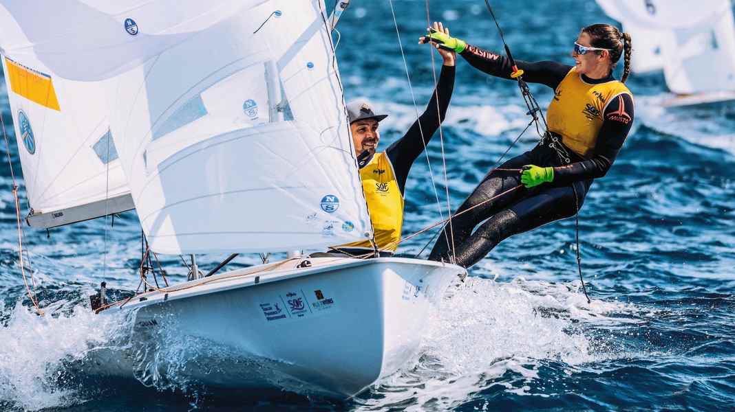 470 mixte : les espoirs olympiques allemands prennent le départ de la semaine de Kiel