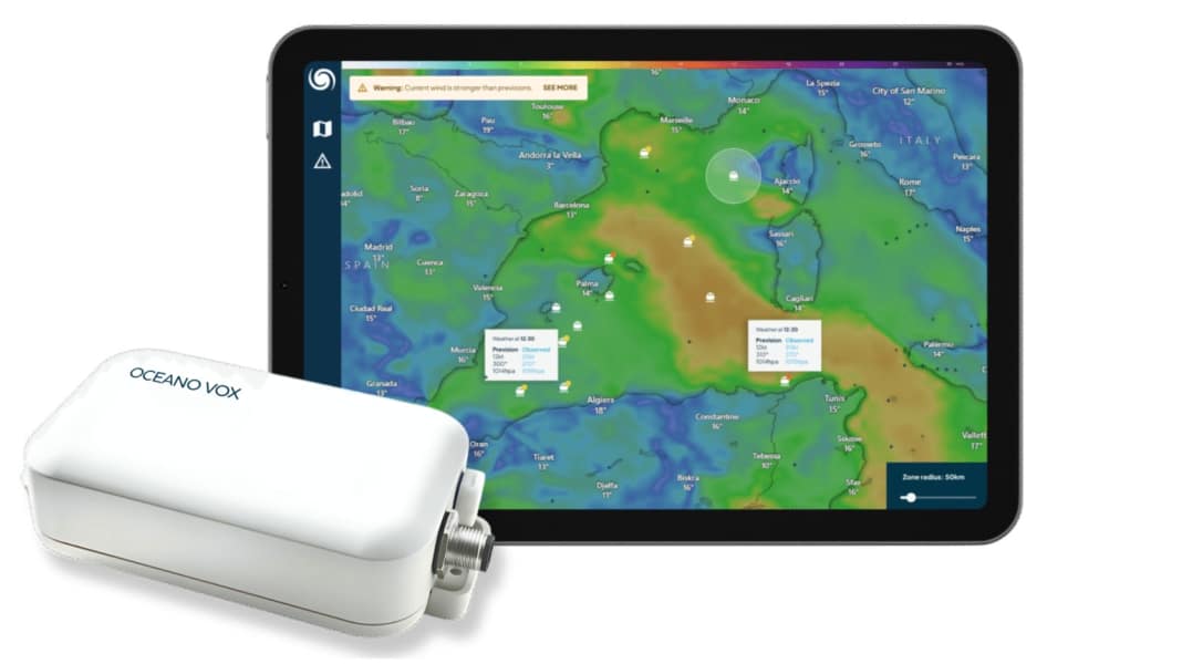 Share sensor data: Weather data from other sailors for better forecasts