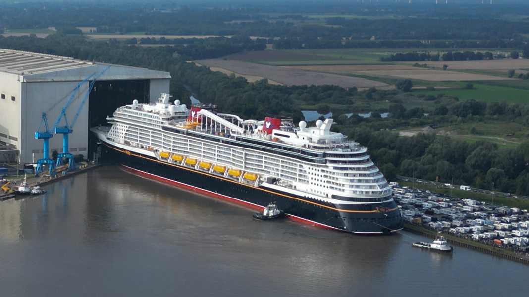 Mare del Nord: Ems - Chiusura per la nave da crociera "Disney Destiny