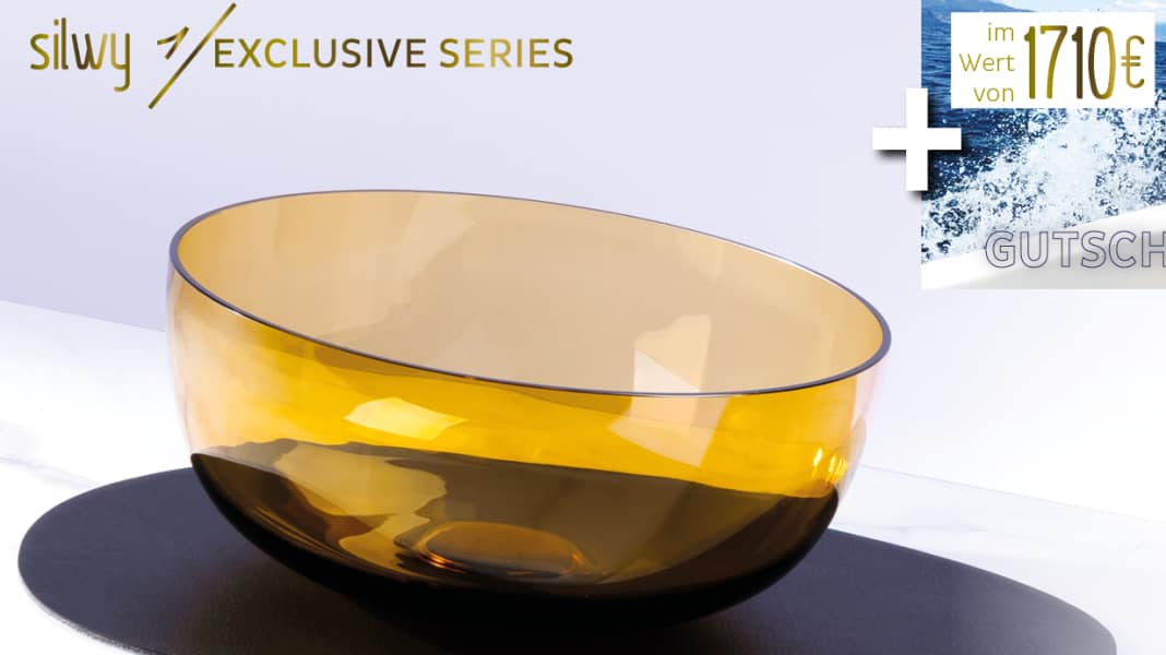 silwy® 1 / EXCLUSIV Coupe magnétique en verre cristal en BERNSTEIN