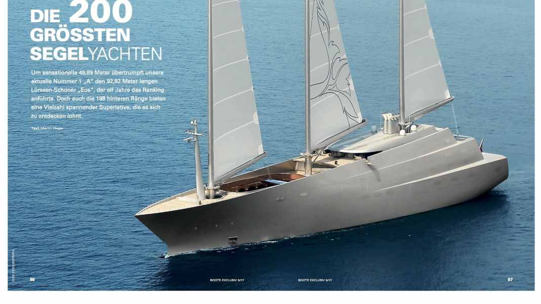 Die 200 größten Segelyachten: Jetzt im Download!