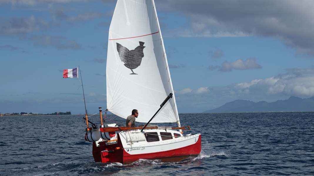 Adventure: sailing around the world on four metres: Yann Quenet has reached his destination!