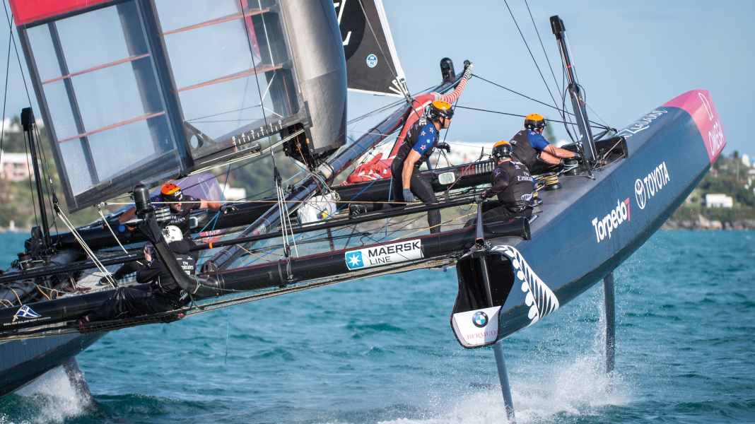 Série mondiale AC : la finale de la série mondiale au large des Bermudes