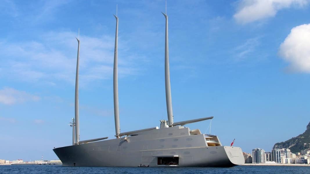 Megayacht: "A" detained in Gibraltar