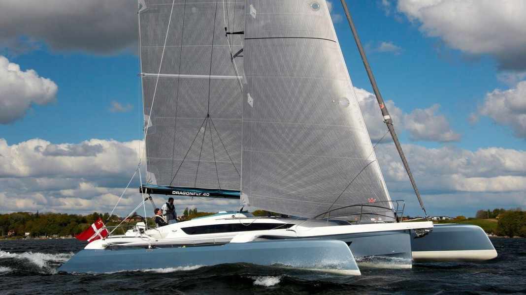 Already sailed: Dragonfly 40: first pictures from the test