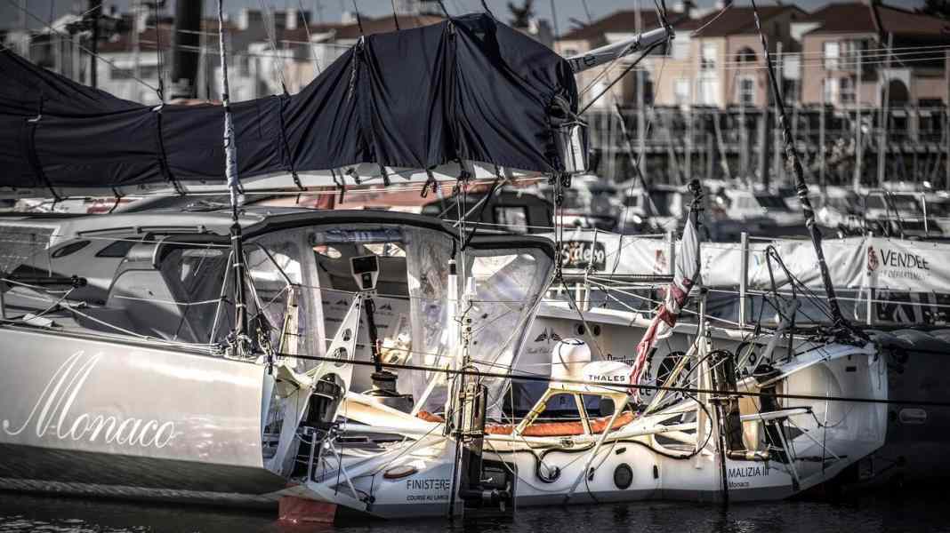 Régate : visite du village fantôme du Vendée Globe