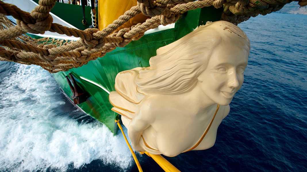 Windjammer: "Alex II" in schwerer See