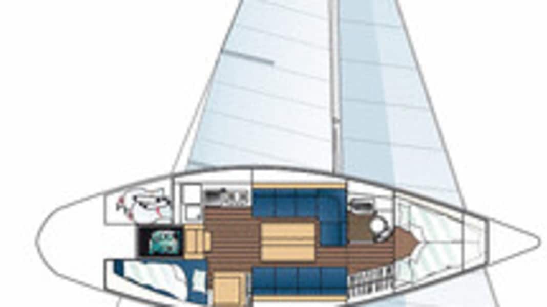 Hanseat 70 (used boat test, issue 10/09): Imposing appearance