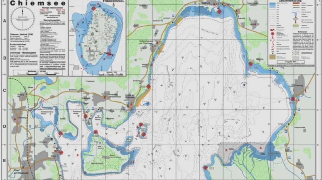 Lake map: The Chiemsee has been remeasured