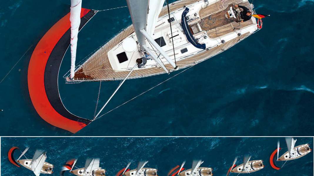 Manoeuvres: Sailing course: Safe tacking and jibing