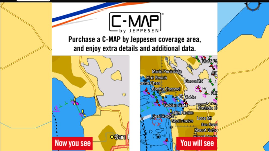 Navigation : Cartes C-Map pour iPad et iPhone