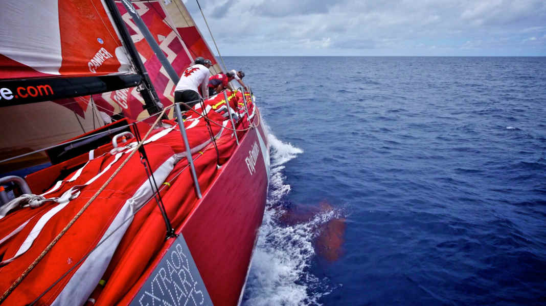 Volvo Ocean Race: la zona di congestione alle Bahamas