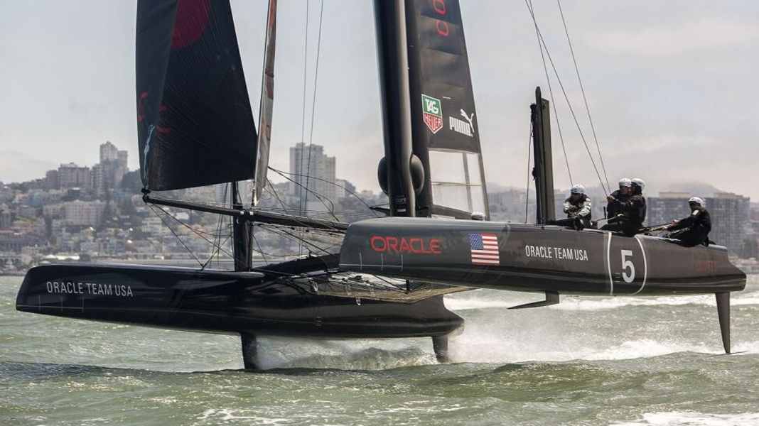 America's Cup: Oracle Team USA testet Tragflächen
