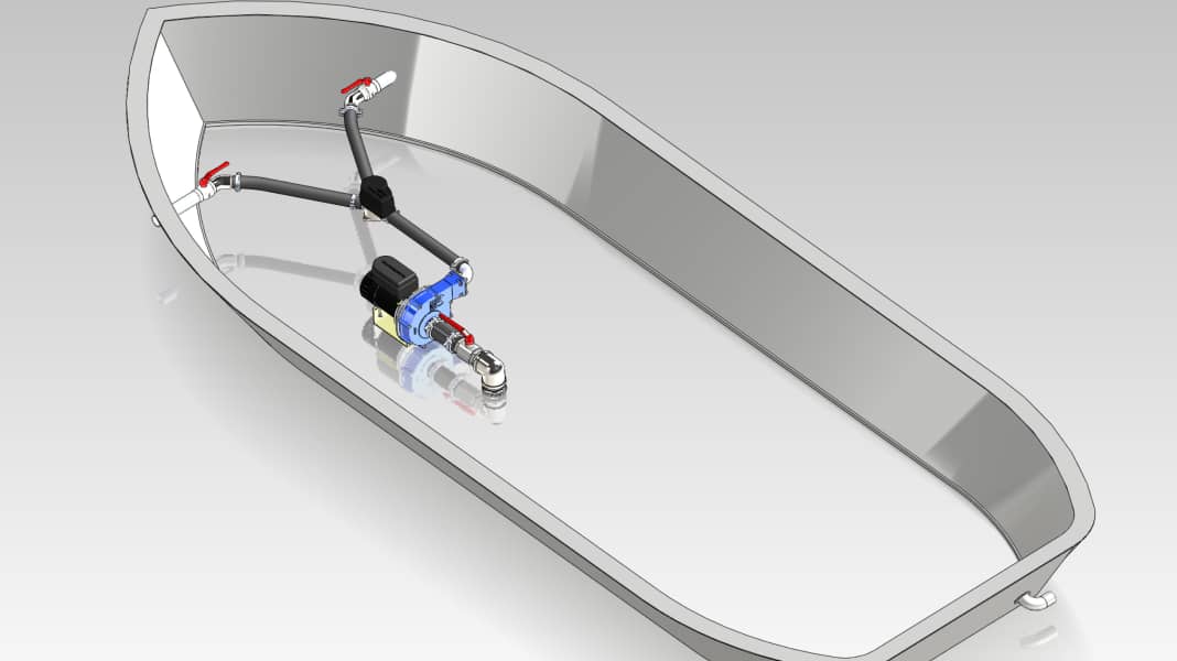 Bow thruster: Manoeuvre differently: with water pressure