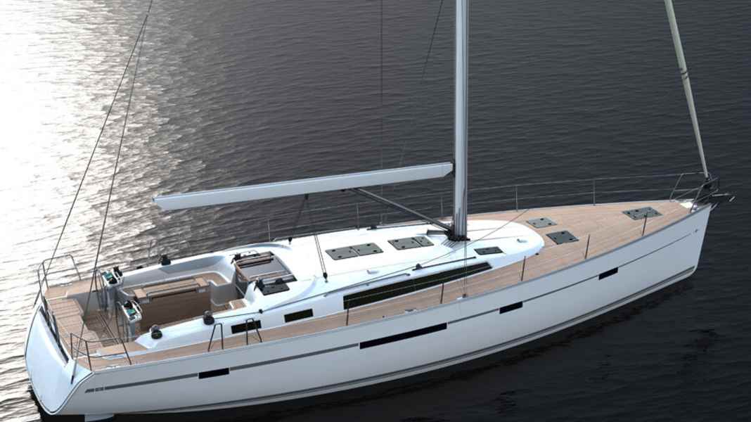 Bavaria 56 : Correction : le vaisseau amiral a un garage