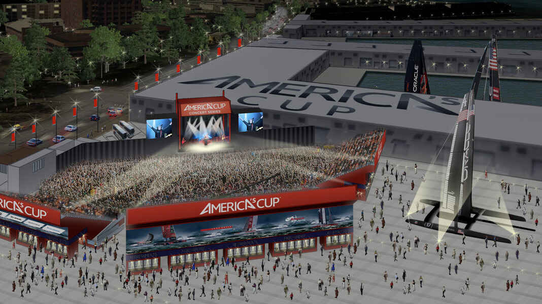 America's Cup: mangiare, bere, ballare, guardare la vela