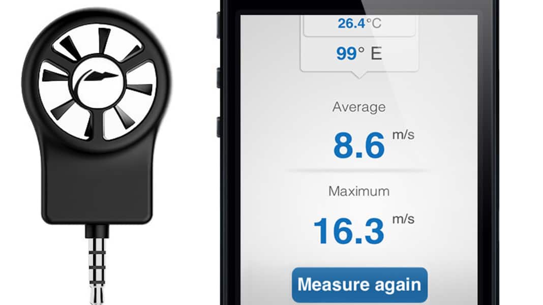 Electronics: the smartphone as an anemometer