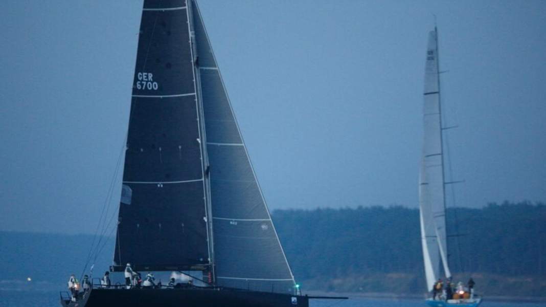 Round Skagen: "Illbruck" first yacht in Kiel