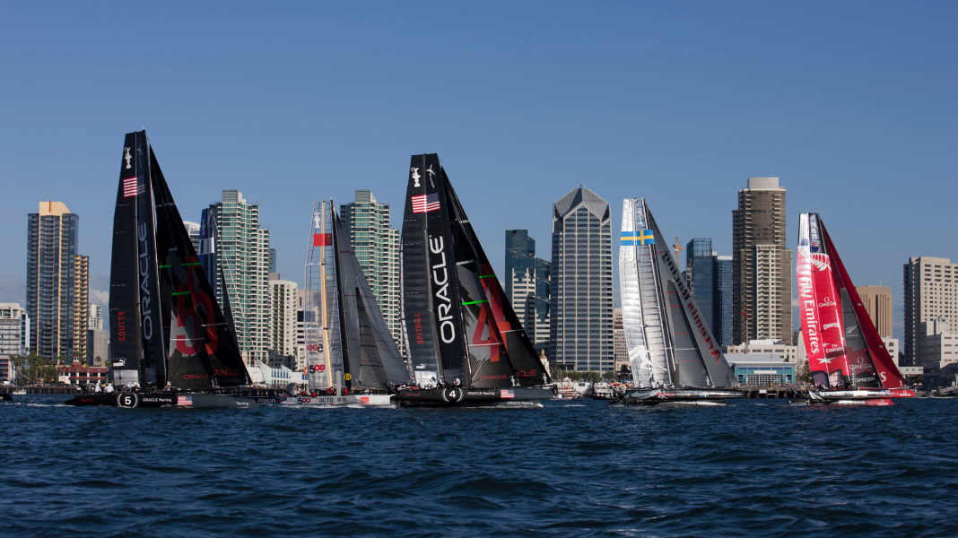 America's Cup : difficile et hésitant vers l'objectif