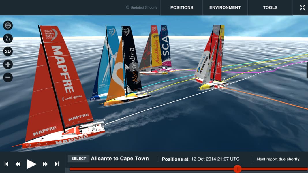 Volvo Ocean Race: interattiva e in diretta