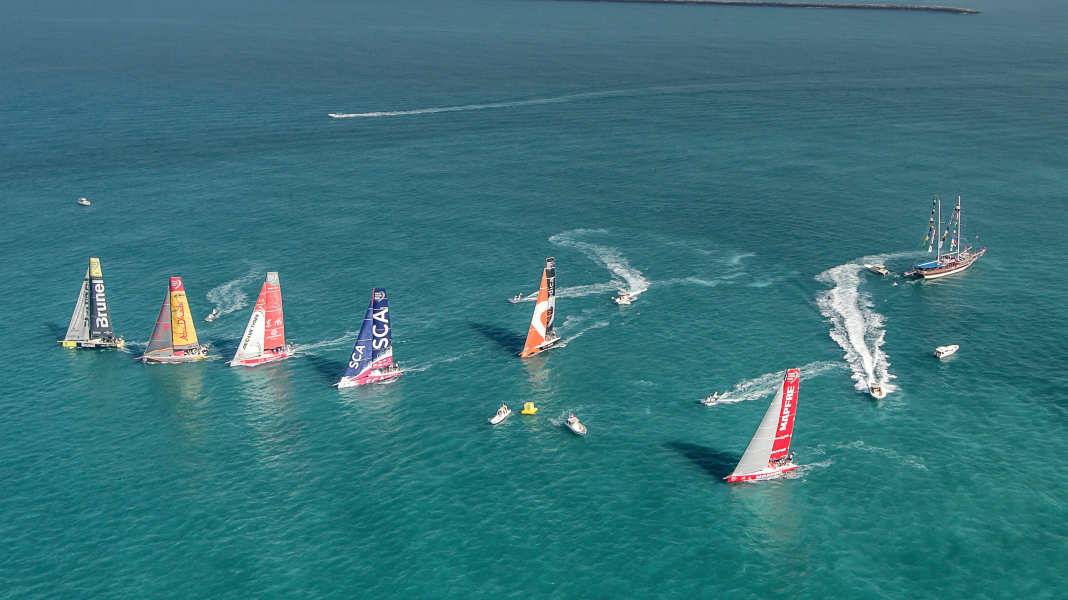 Volvo Ocean Race: In-Port Race live from 11.00 a.m.