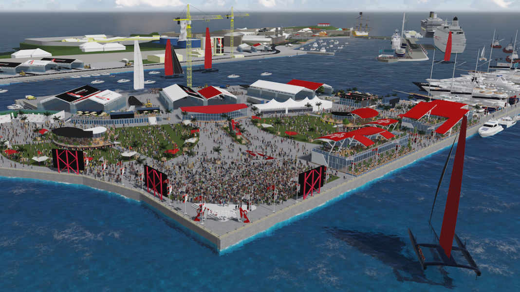 America's Cup: America's Cup light off Bermuda