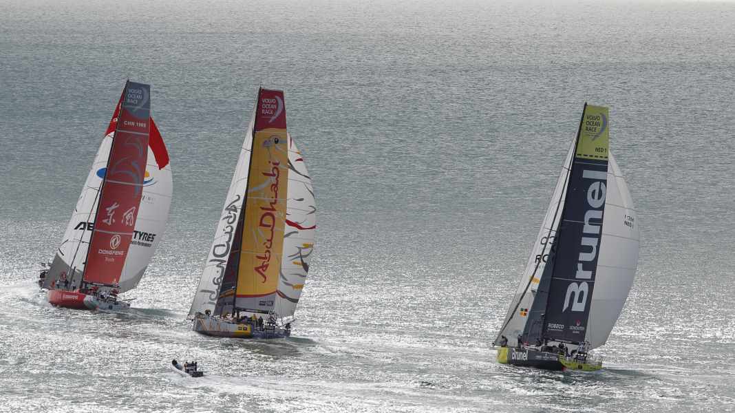 Volvo Ocean Race: tappa con vento forte e partenza con vento leggero