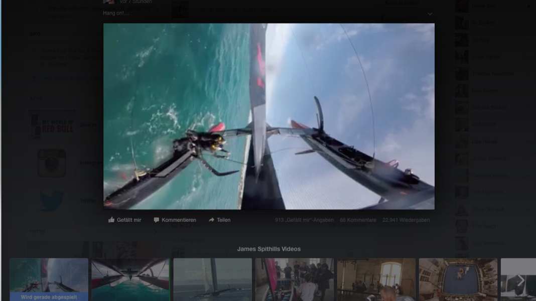 America's Cup: Cup-Verteidiger kentern im Training