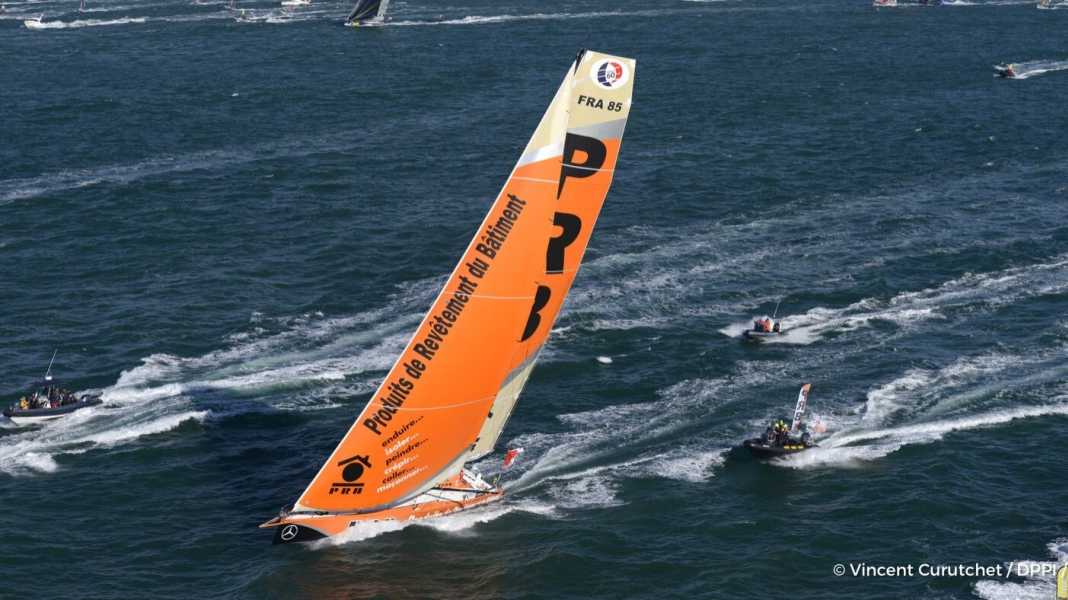 Vendée Globe: Start mit Siebenmeilenstiefeln