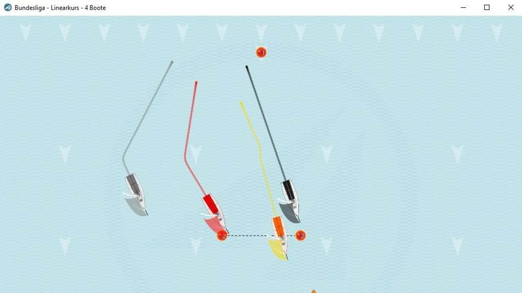 Computer game: regatta training at the click of a mouse