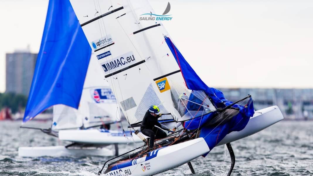 CE Nacra17, 49er & 49erFX : début de championnat d'Europe réussi pour l'équipage de Kiel Kohlhoff/Stuhlemmer