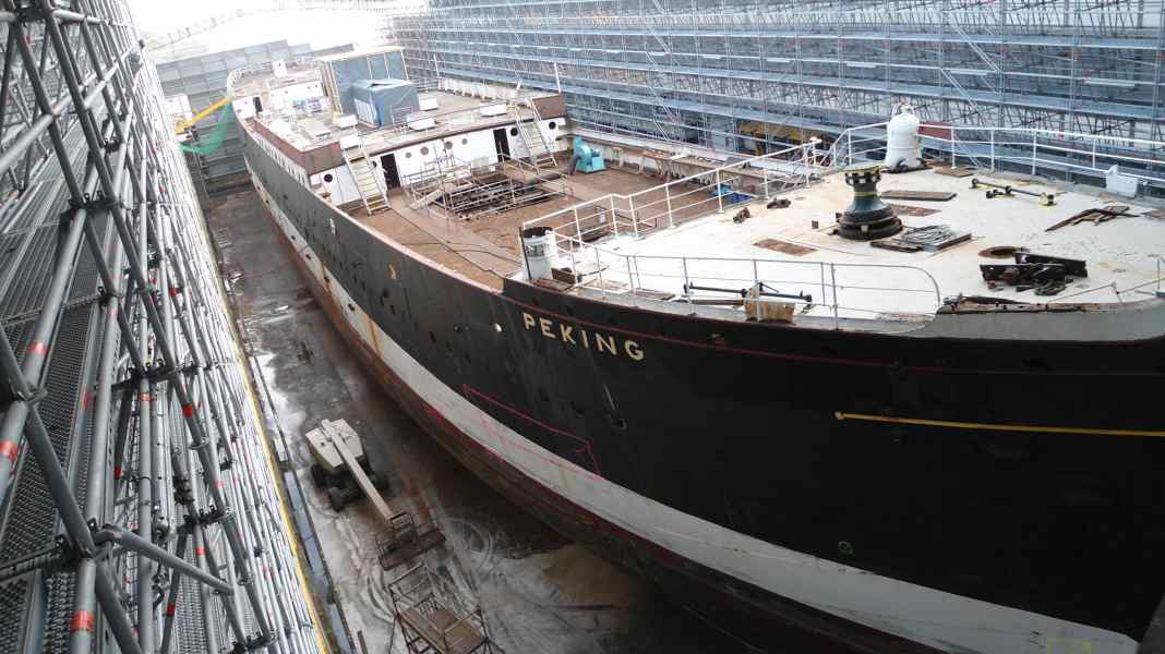 Windjammer: un'inaspettata scoperta sulla "Peking"