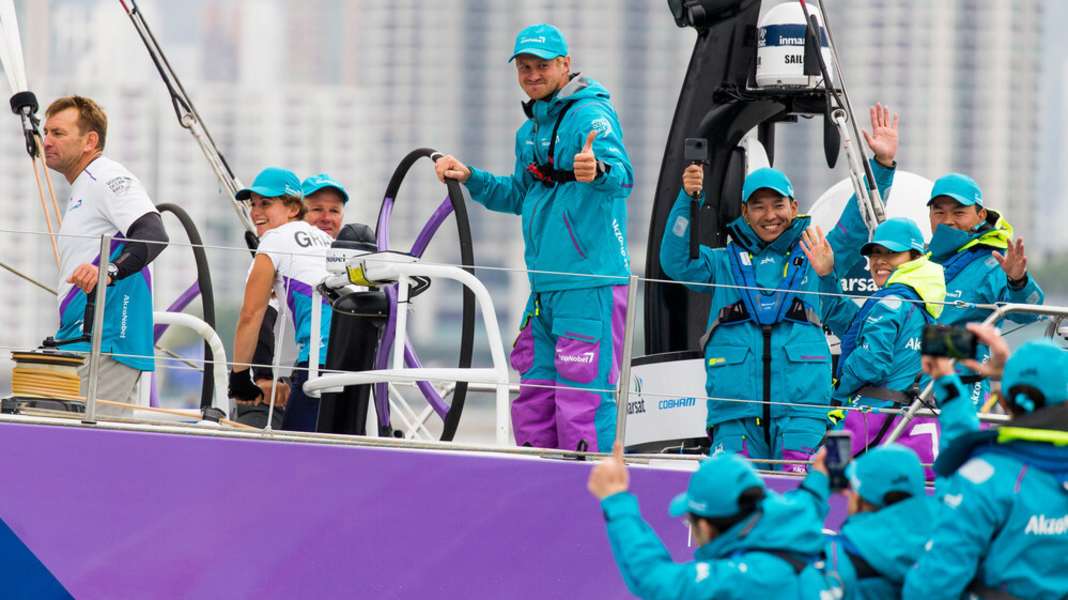 Volvo Ocean Race: Duel specialist Nicolai Sehested steers AkzoNobel to victory