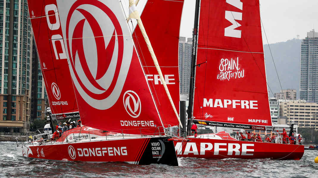 Volvo Ocean Race: The duel of the "reds": Dongfeng and Mapfre dominate