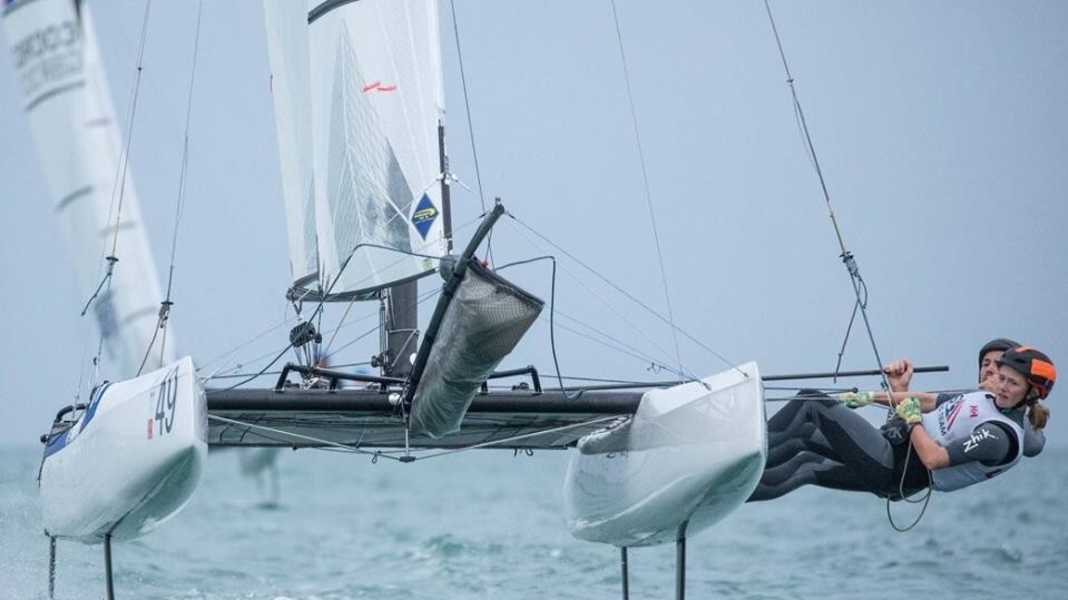 Voile olympique : Encore un accident avec des foils : un navigateur danois Nacra blessé