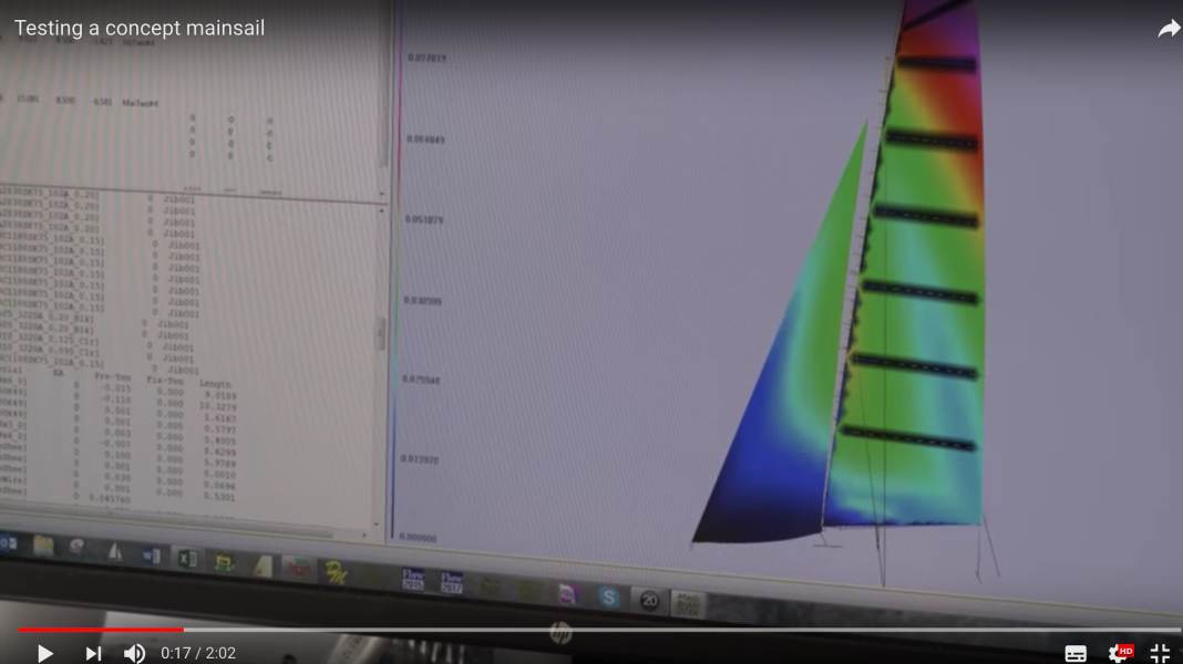 America's Cup: Celebration day for sailmakers: double America's Cup mainsail