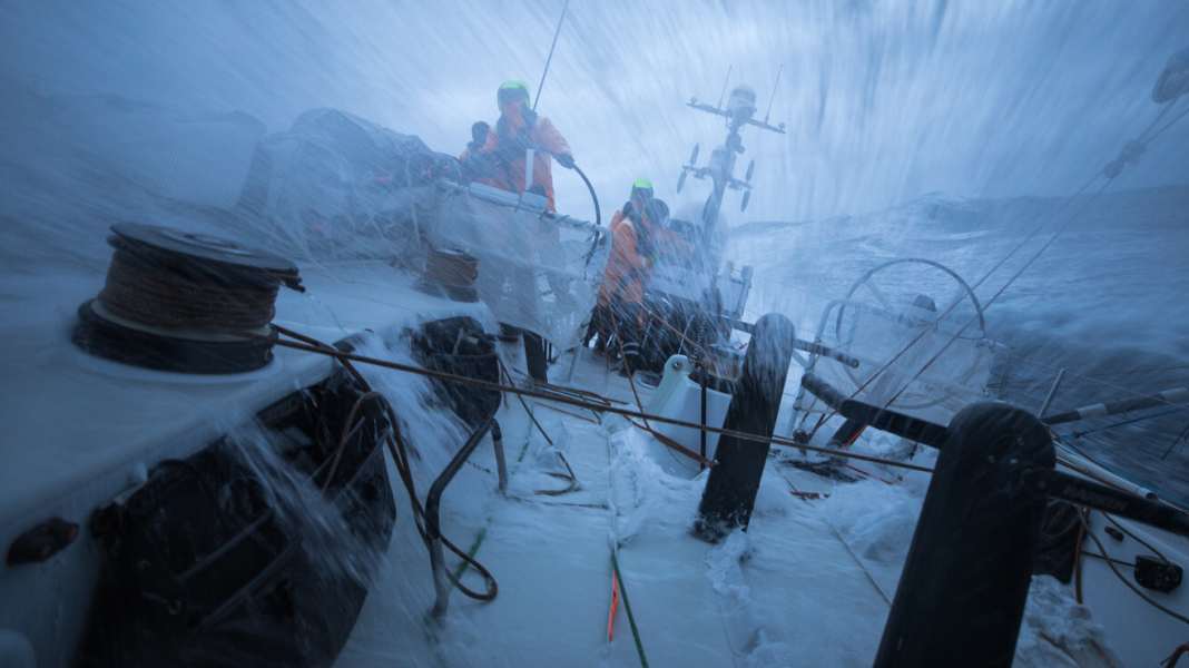 Volvo Ocean Race: "We could easily be mistaken for a submarine"
