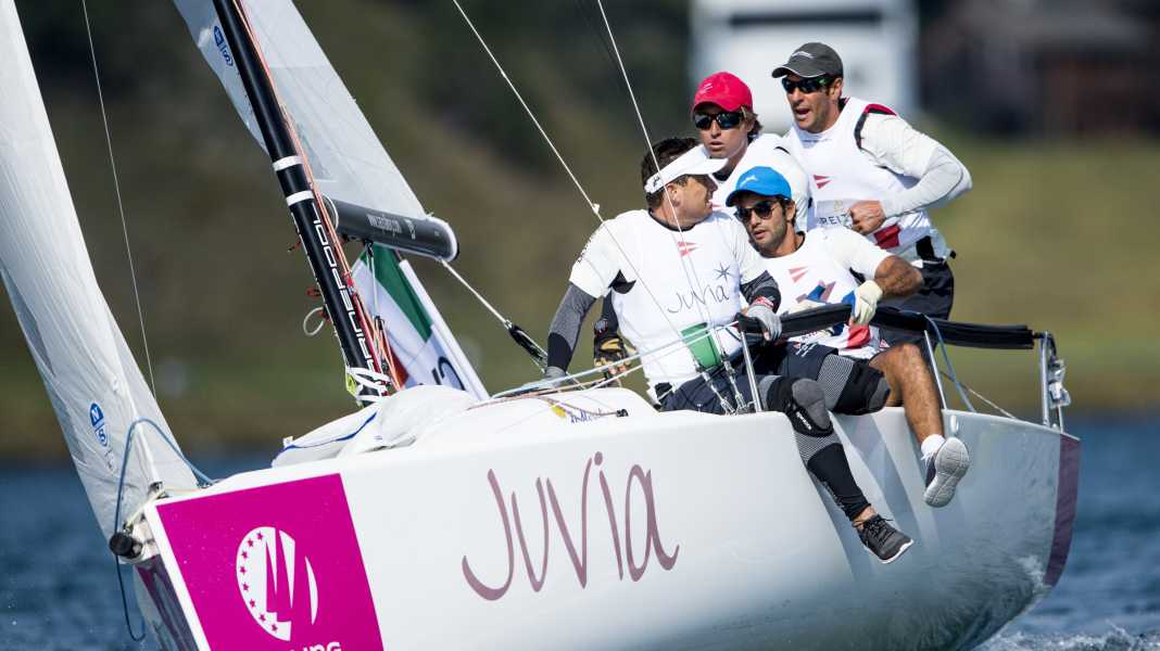 Sailing Champions League: Azzurri gewinnen die Flautenschlacht auf dem St. Moritzersee
