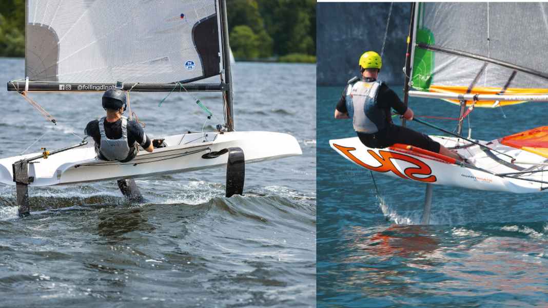 Prova dei gommoni: Dinghy con foiling: Il Foiling Dinghy e lo Skeeta messi alla prova