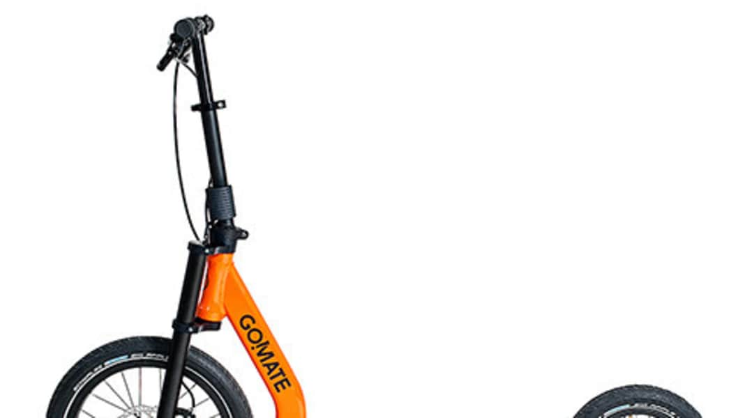Mobilität: Auch für längere Strecken: Gomate Faltroller mit E-Motor