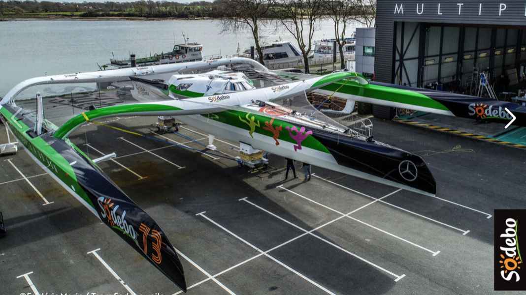 Maxi trimaran: Thomas Coville's new Monster Tri