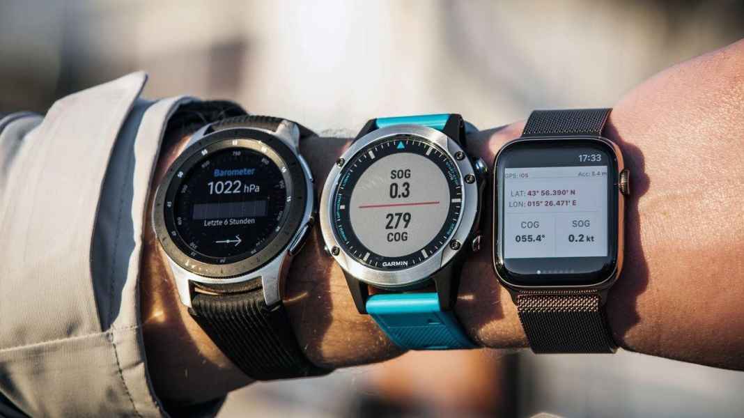 Technik: Smartwatches: Bootsdaten am Handgelenk
