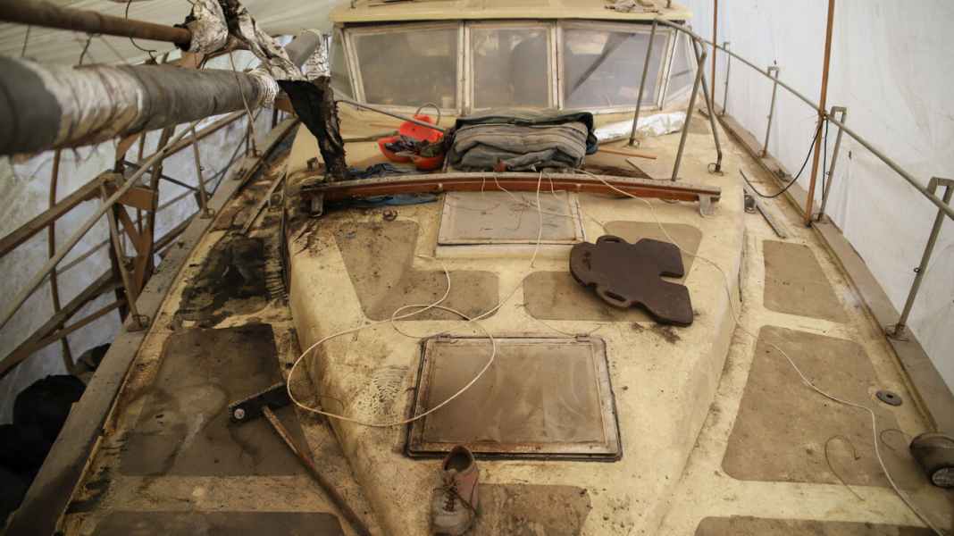 Todesfall: 48-Fuß-Schiff zu verschenken