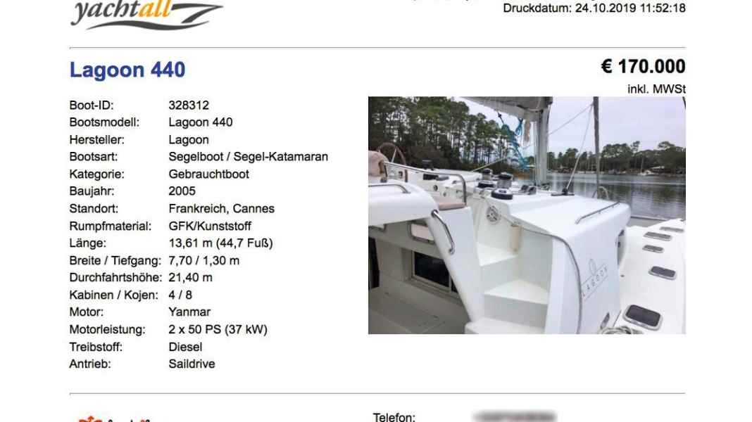 Kriminalität: Neue Betrugsmasche beim Yachtkauf