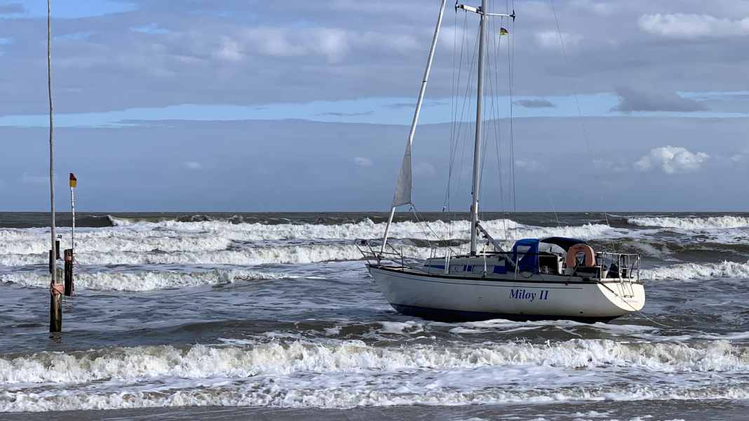 Naufrage : un voilier s'échoue devant Norderney